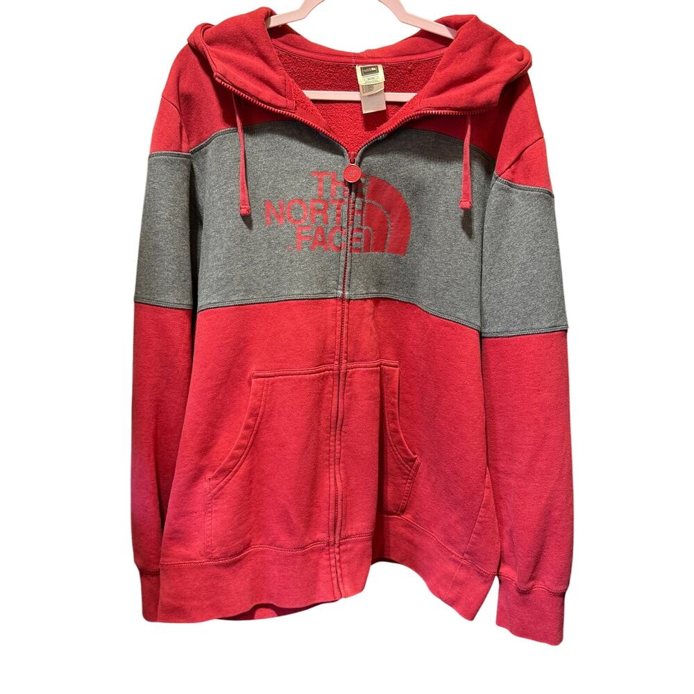 The North Face Full Zip Front Hooded Sweat Jacket Size XL